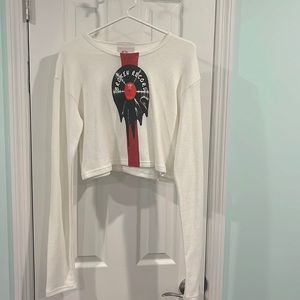 Boys lie cropped long sleeve. Worn once. Great condition